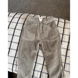 Easy Peasy green corduroy pants size 2T. 100% organic cotton
